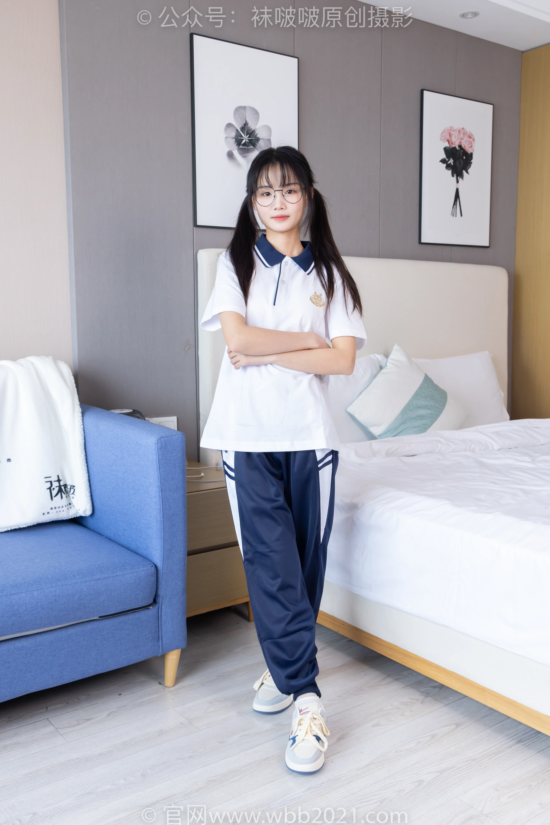 [BoBoSocks袜啵啵] NO.446 甜甜圈-板鞋、白棉袜、白丝（脚尖加固款）、校服裤里丝（花絮版） 2